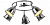Спот Arte Lamp CAMPANA A9557PL-5CC