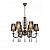 Подвесная люстра Lumina Deco Fabione LDP 1200-6 BK