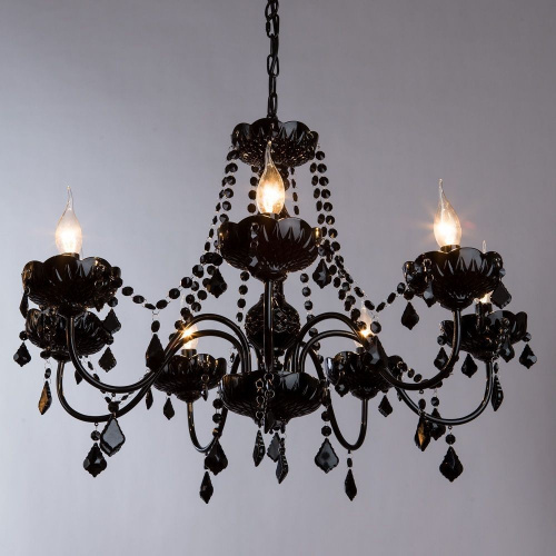 Подвесная люстра Arte Lamp ODILLIA A8918LM-7BK купить по низкой цене