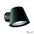 Уличное бра Ideal Lux GAS AP1 NERO
