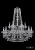 Подвесная люстра Bohemia Ivele 1410/12+6/300/h-95/2d/Ni/V0300