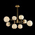 Потолочная люстра MAYTONI Erich MOD221-PL-08-G