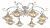Потолочная люстра Arte Lamp GRAZIOSO A4577PL-8WG