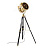Торшер Lumina Deco Cameron LDF 5535-1 GD+BK