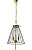 Светильник подвесной Crystal Lux MODESTO SP3 BLACK/GOLD