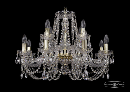 Подвесная люстра Bohemia Ivele 1406/8+4/240/G купить по низкой цене