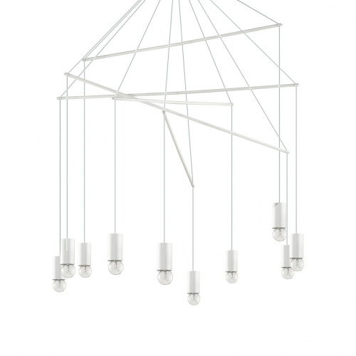 Подвесная люстра Ideal Lux POP SP10 BIANCO купить по низкой цене