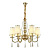 Подвесная люстра Lumina Deco Fabione LDP 1200-6 F.GD