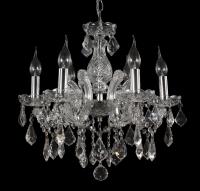 Подвесная люстра Crystal Lux INES INES SP6 CHROME/TRANSPARENT