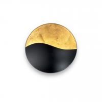 Настенный светильник Ideal Lux SUNRISE AP3 NERO E ORO