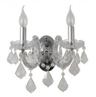 Бра Crystal Lux INES INES AP2 CHROME/TRANSPARENT