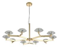 Люстра подвесная Crystal Lux REBECA SP10 GOLD