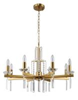 Люстра подвесная Crystal Lux MARRON SP8 BRASS
