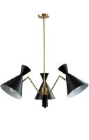 Люстра потолочная Crystal Lux JOVEN SP3 GOLD/BLACK