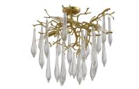Люстра потолочная Crystal Lux REINA PL5 D600 GOLD PEARL