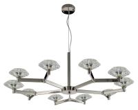 Люстра подвесная Crystal Lux REBECA SP10 NICKEL