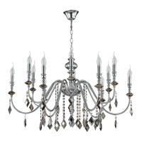 Подвесная люстра Crystal Lux Mercedes MERCEDES SP6+6 CHROME/SMOKE