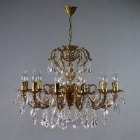 Подвесная люстра BRIZZI ALICANTE 8888/12 AB New Leaf