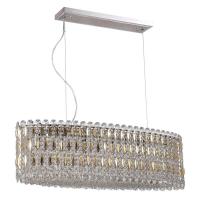 Подвесной светильник Crystal Lux Lirica Lirica SP10 L900 Chrome/Gold-Transparent