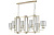 Люстра подвесная Crystal Lux NICOLAS SP8 L1000 GOLD/WHITE