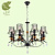 Подвесная люстра Lussole ARIVACA GRLSP-8104