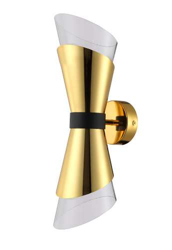 Светильник настенный Crystal Lux GRIS AP2 GOLD