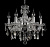 Подвесная люстра Crystal Lux INES INES SP6 CHROME/TRANSPARENT