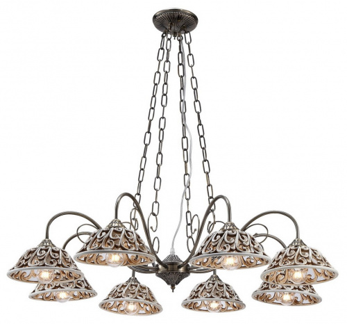 Подвесная люстра Arte Lamp CARVED A5387LM-8AB купить по низкой цене
