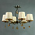 Потолочный светильник BRIZZI Серия 03203 BX03203/6 Bronze Cream