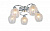 Потолочная люстра Arte Lamp GEMMA A1674PL-5CC