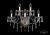 Бра Bohemia Ivele 1403B/3+2/195/XL/G