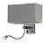 Бра Crystal Lux JEWEL JEWEL AP2 GR