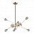 Подвесная люстра Odeon Light KLIFF 5426/54CL