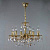 Подвесная люстра BRIZZI BENISA 2226/6 PB Tear Drop