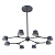 Светодиодная подвесная люстра Crystal Lux Madrid MADRID SP8 GRAY