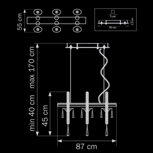 Подвесная люстра Lightstar CIAMBO 821160 купить по низкой цене
