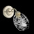 Бра Arte Lamp BETTINA A1296AP-1WG A1296AP-1WG купить не дорого