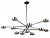 Люстра подвесная Crystal Lux GORACIO SP10+1 D1100 CHROME