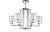 Люстра подвесная Crystal Lux NICOLAS SP-PL6 NICKEL/WHITE