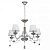 Подвесная люстра Mw-Light Карбон 697010105
