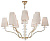 Подвесная люстра Crystal Lux Armando Gold ARMANDO SP6+6 GOLD