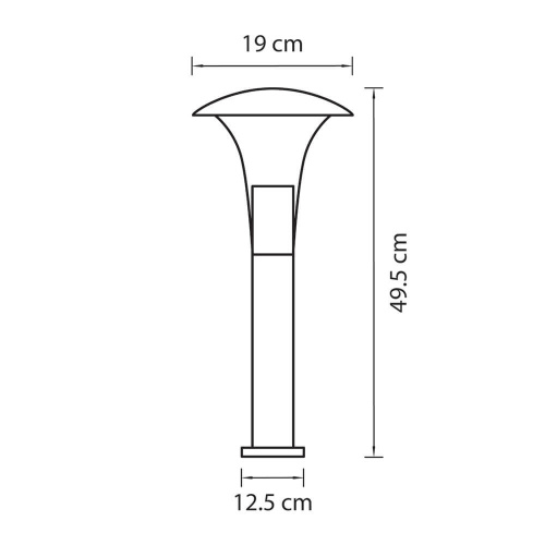 Светодиодный уличный столб Lightstar Arroto 378937
