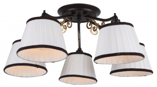 Потолочная люстра Arte Lamp CAPRI A6344PL-5BR купить по низкой цене