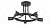 Потолочная люстра Arte Lamp HIGHGARDEN A6063PL-5BK