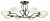Потолочная люстра Arte Lamp ZETTA A6200PL-8AB