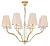 Подвесная люстра Crystal Lux Armando Gold ARMANDO SP8 GOLD