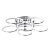 Светодиодная потолочная люстра Arte Lamp Presto A2516PL-6CC