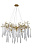 Люстра подвесная Crystal Lux REINA SP8 D1000 GOLD PEARL