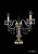 Настольная лампа Bohemia Ivele 1403L/2/141-39/G