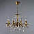 Подвесная люстра BRIZZI BENISA 2226/8 AB Tear Drop